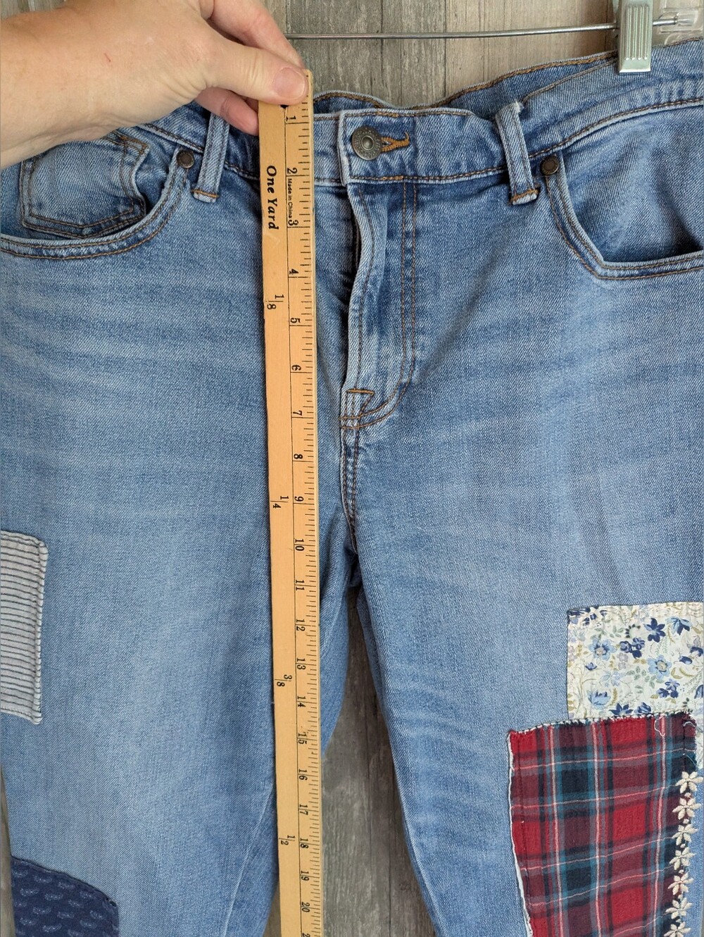 Johnny Was Patchwork Boyfriend Jeans - Picture 8 of 10